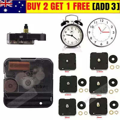 Silent DIY Quartz Movement Wall Clock Motor Mechanism Long Spindle Repair Kit AU • $4.69