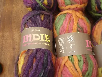 Sirdar Indie  Super Chunky Knitting Yarn Navajo    51% Wool Knitting 9 X 50g • £0.99
