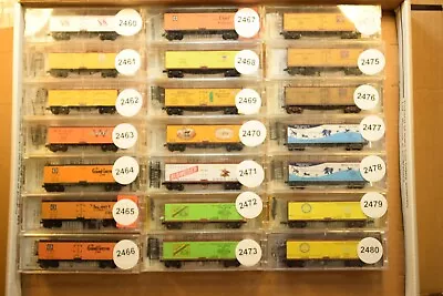 Micro-Trains 36' 40' WOOD REEFER ATSF SF CB&Q ART BUDWISER GSVX Sold Individuall • $29.95