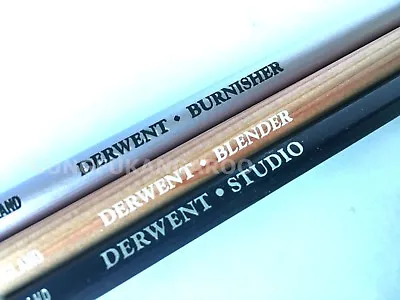 £17.50 • Buy DERWENT Blender Burnisher Chinese White Pencils - Art Drawing Blending Sketching
