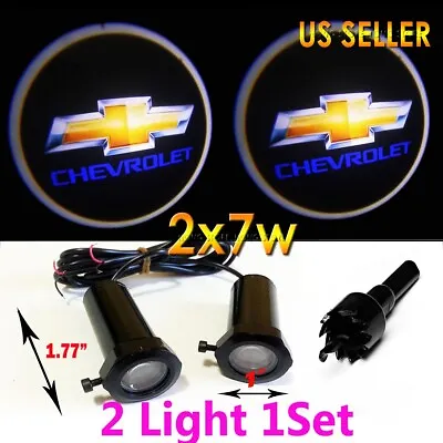 2x7w Ghost Shadow Projector Laser Logo LED Courtesy Door Step Lights Chevrolet  • $19.95