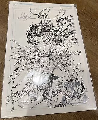 Limited Edition 89/500 Michael Turner Autographed Witchblade Print - Rare! • $89.99