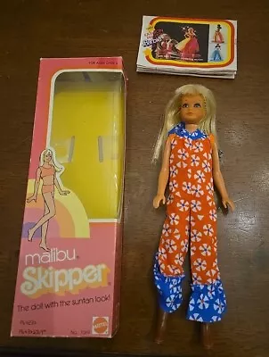 Vintage Malibu Skipper Barbie Doll 1975 Mattel 1069 In Original Box ☀️ • $75