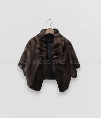 Brunello Cucinelli Mink Marble Vest Fur Jacket Size 44 M $18670 • $3500