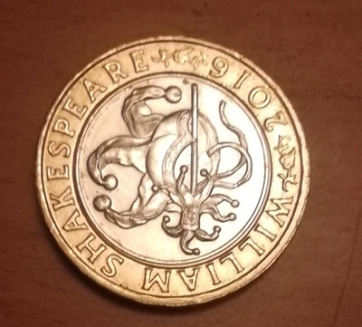 £2.99 • Buy £2 Two Pound Coin William Shakespeare 2016