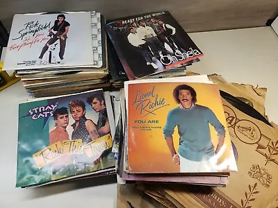 Lot Of Vintage 158 Vinyl Records!  The Rolling Stones . Lionel Richie. The Cars. • $200