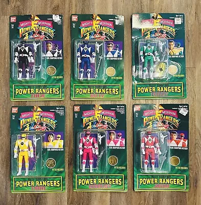 VINTAGE 1994 Mighty Morphin Power Rangers Action Figures - LOT OF 6 - NIB • $175