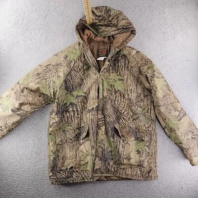 Stearns Jacket Mens Medium Camo Dry Wear Hunting Rain Polyvinyl Chloride • $16.95