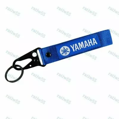 YAMAHA NAME  LOGO REVERSE SIDE  Keyring Keychain Fabric Strap Keyring • $13.95