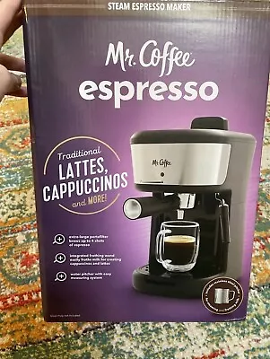 Mr. Coffee Steam Espresso Latte Cappuccino Maker New In Open Box Never Used • $54.99