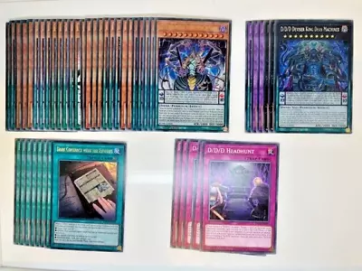 Yugioh - Competitive Deluxe D/D/D Deck + Extra Deck *Ready To Play* • £29.99