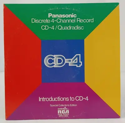 33RPM Panasonic Discrete 4-Channel Record CD-4/ Quadradisc 2LP Set RCA DPD2-0044 • $4.99