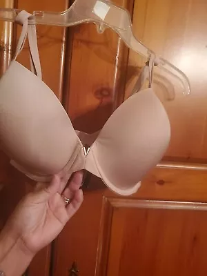 Victoria Secret Bra 38DDD Lined Demi Beige Pre-owned Clean  • $12