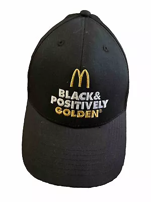 McDonald’s Snapback Cap Golden Arches Black And Positively Golden Embroidered • $18.99