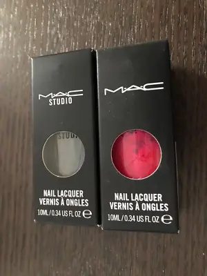 Mac Nail Lacquer ~ Matte Overlacquer + Steamy ~ New In Box • $9.99