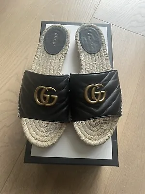 $600 • Buy Gucci PILAR GG MATELASSE Espadrille