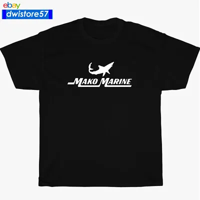 New Mako Marine Fishing BOATS Logo Black/Navy/Sport Grey Men's T-Shirt S-3XL • $25.50