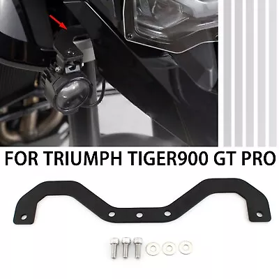 Black For Triumph Tiger 900 GT Rally Spotlight Motorcycle Fog Lamp Bracket Kit • $29.77