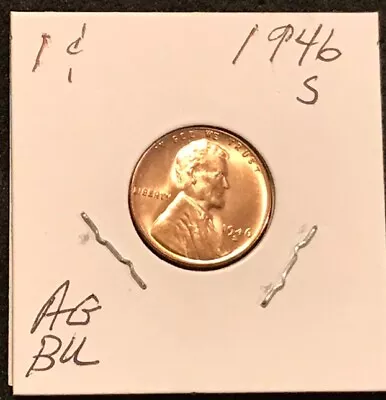 1946-S Lincoln Wheat Cent Penny Absolute Gem BU Free Shipping • $9.95