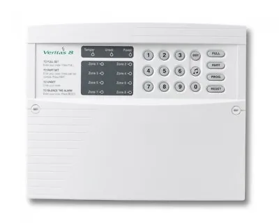 £92.26 • Buy Texecom Veritas 8 Alarm Panel 8 Zone Burglar Alarm CFA-0001