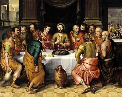 Pieter Pourbus The Last Supper    Wall Art  Canvas • £22.95