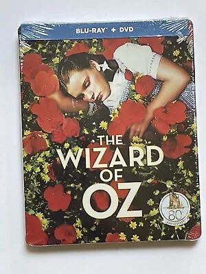 New Sealed Wizard Of Oz Steelbook 80th Anniversary Blu-ray & DVD • $39.99