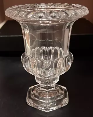 Shannon Crystal 6  Footed Classical Urn Vase Sussex Pattern • $20