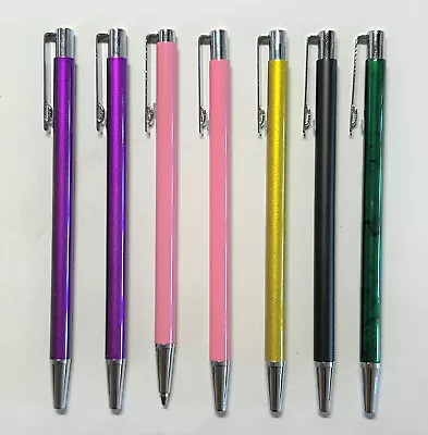 Zebra Style  Mini Click Ballpoint Pen With Black Ink - 7 Pens Per Pack • $21