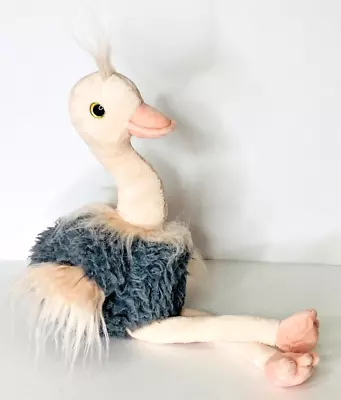 Walmart Flamingo Gray Pink 20.5  Plush Realistic Ostrich Stuffed Animal • $16.99