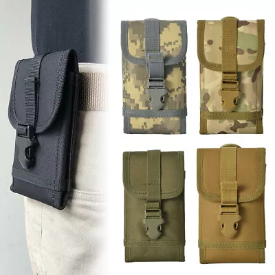 Tactical Molle Phone Waist Bag For Mobile Phone Belt Pouch Holster Cover Case • $8.89