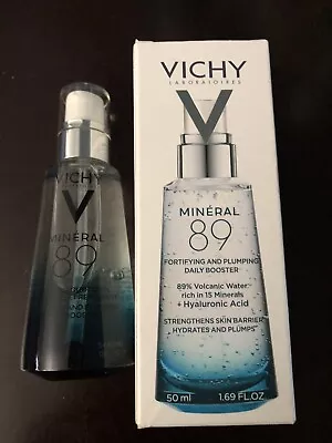 VICHY Mineral 89 Fortifying & Plumping Daily Booster 1.69 Oz 50ml NIB • $22.88