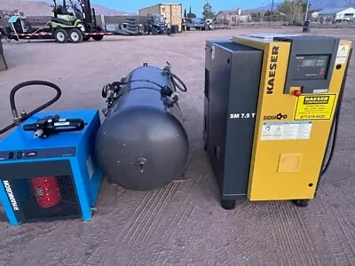 Used 2007 Kaeser Sm 7.5t Compressor W/  Tank (year 2000) And Dryer • $10000