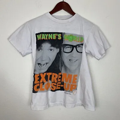 Vintage 90s Waynes World Saturday Night Live T-Shirt Single Stitch SNL Size S? • $99.99