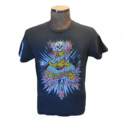 Vurt Men's Black Short-Sleeve Crew-Neck Graphic T-Shirt. Size Small • $7.96