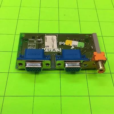 Philips 42FD9954/17S Plasma TV VGA3 AG2004 02 Port Jack Board FA88559 3122357 • $10.25