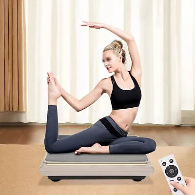 Vibration Platform Exercise Machine Mini Vibration Plate W/ 1-99 Level Adjust • $107.35