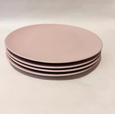 Ikea Dinera Dinner Plates Pink 10.25  Set Of 4 • $29.90