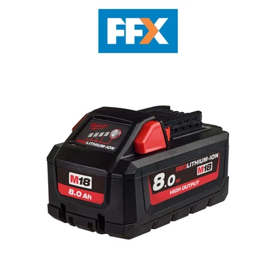£129.95 • Buy Milwaukee M18HB8 18V M18 8.0Ah High Output Battery RED Li-ion 4932471070