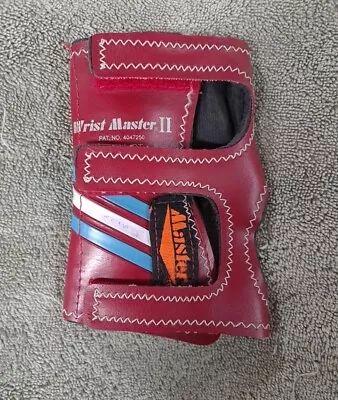 Vintage WRIST MASTER Ll BOWLING GLOVE Small Rt Right Red Brace  • $12.99