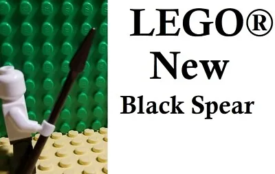 Lego Black SPEAR Ninjago Staff Pointed Stick Castle Knight Weapon Pike Pole • $3.20