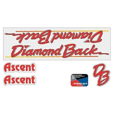 Diamond Back - 1986 ASCENT MTB Decal Set - Old School Bmx • $66