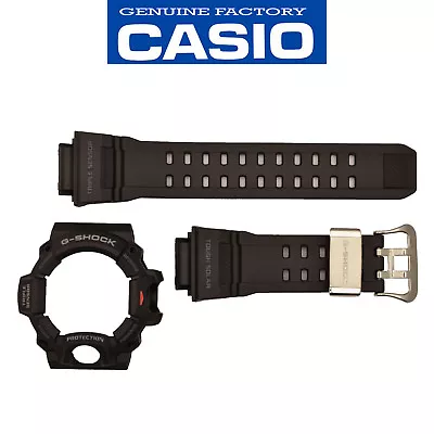 Casio Original G-Shock Rangeman GW-9400 Rubber Watch Band Black Bezel Set • $183.36