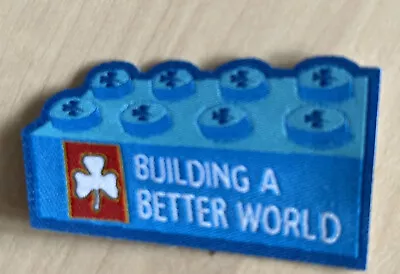 Guides Lego Build Better World Cloth Badge Patch Camp Blanket Scout Beavers Cubs • £2.99