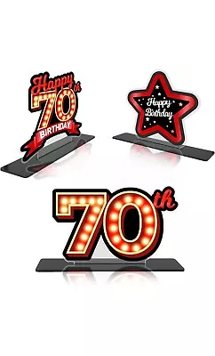 70th Birthday Counter Toppers NEW FREE SHIPPING • $14.95