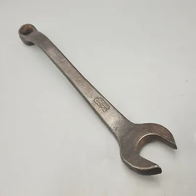 Vintage Ford Script Steel Curved Wrench Combination Opened And Socket #22 • $9.95