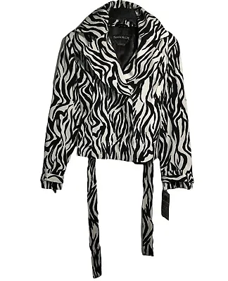 Pamela McCoy Zebra Print Jacket Women’s Size M NWT • $20