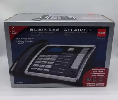 SALE - RCA By Telefield 2 Line Business Telephone 25260 (NEW - OPEN BOX) • $139.99