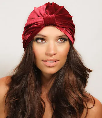 Velvet Flapper Style Full Turban Headband Headwrap Earwarmer • $24