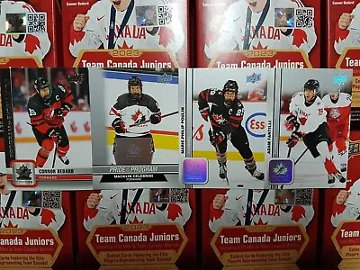 2023 Upper Deck Team Canada Juniors (1-150)  - YOU PICK FROM LIST • $0.91