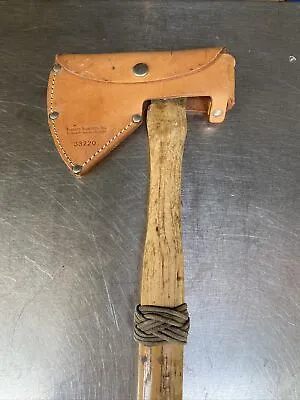 $35 • Buy Vintage Plumb Carpenters Half Hatchet Axe With Leather Cover